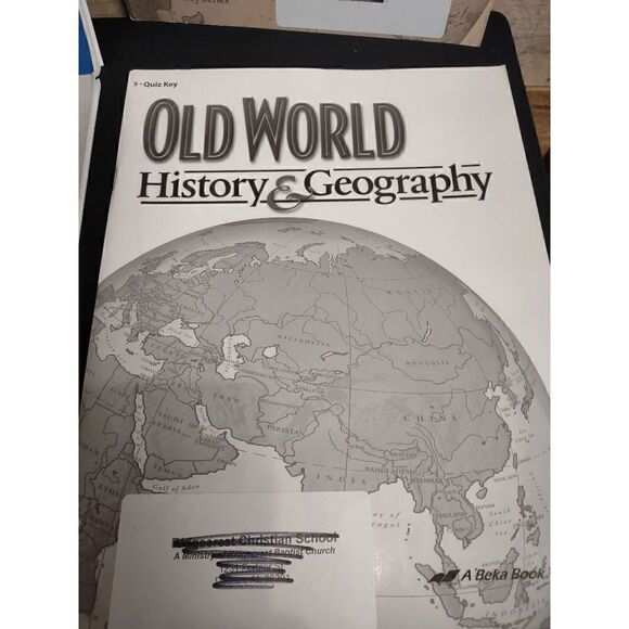 A Beka Old World History & Geography 3rd Ed. Maps, Quiz, Test, Answer Key - Picture 5 of 5